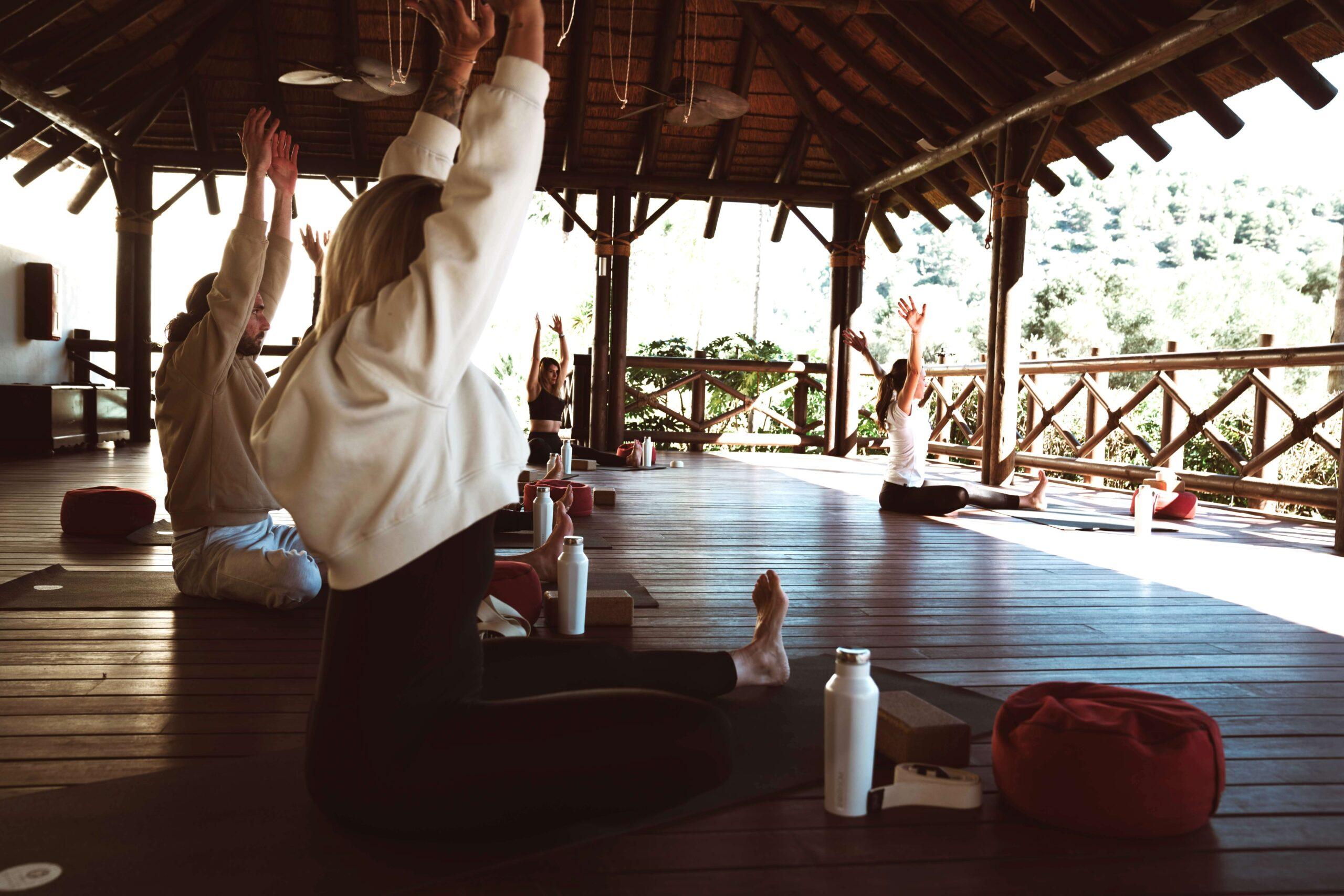 Group Yoga class Marbella