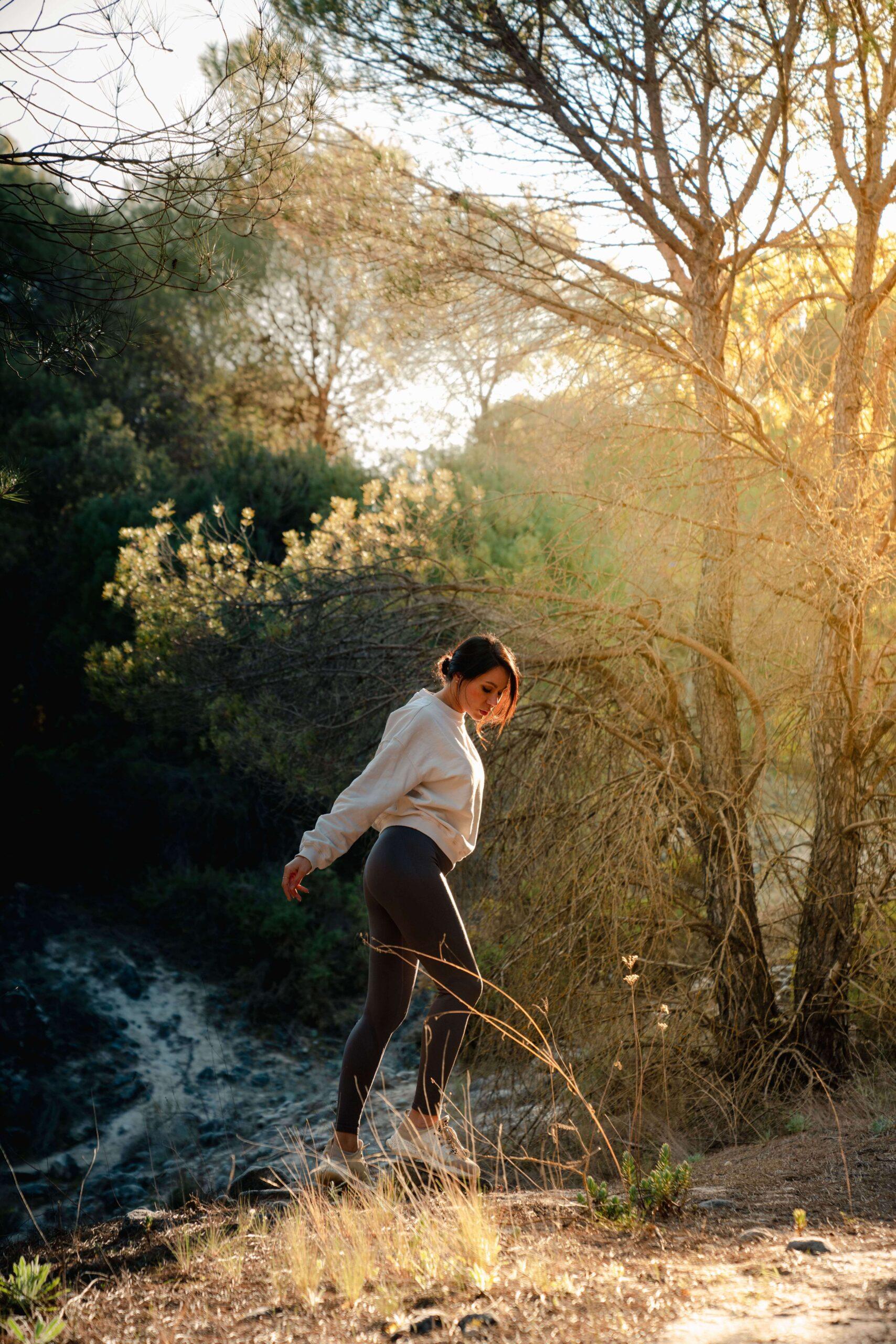 hike in nature for stress relief